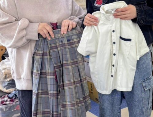 唐津南高校の制服をお繋ぎしました！